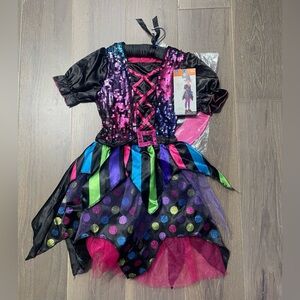 Target Kids’ Sequin Witch. NWT large 10-12 dress/hat